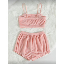 بيجامة ساخنة وردية